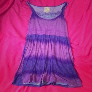 Tie dye purple take top